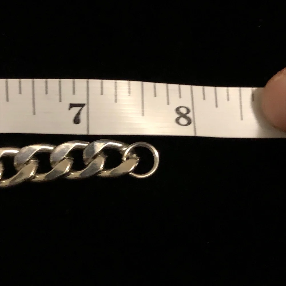 Vintage Silver Tone Chain Bracelet